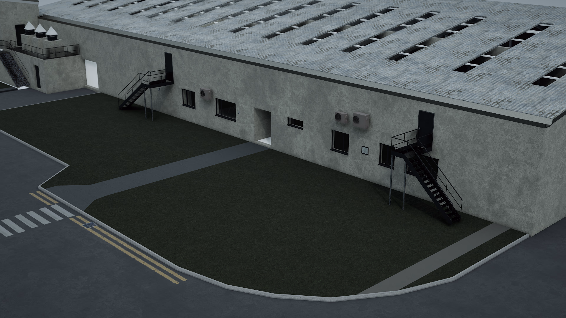 Aerial Three-Quarter View - Proposed Design